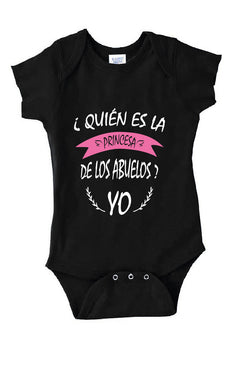 Baby Bodysuit "La Princesa de los abuelos"