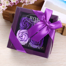 Gift Set "2 boxes of soap rose"