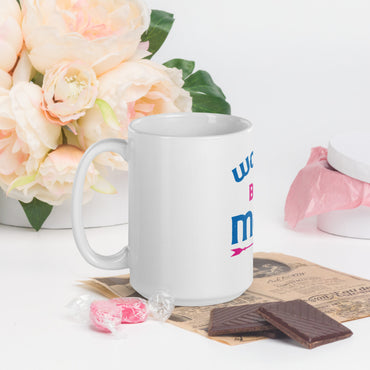 White coffee mug "World's Best Mom"